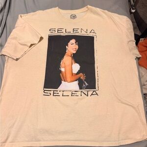 Fashion Nova Cream Selena Graphic Tee